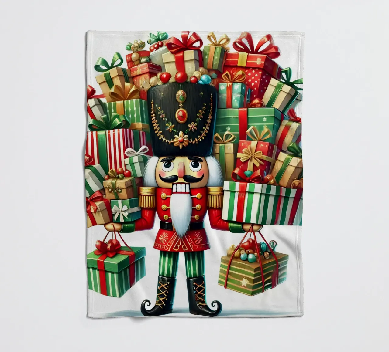 NUTCRACKER SOLDIER Fleecedecke von ARTOMATIC