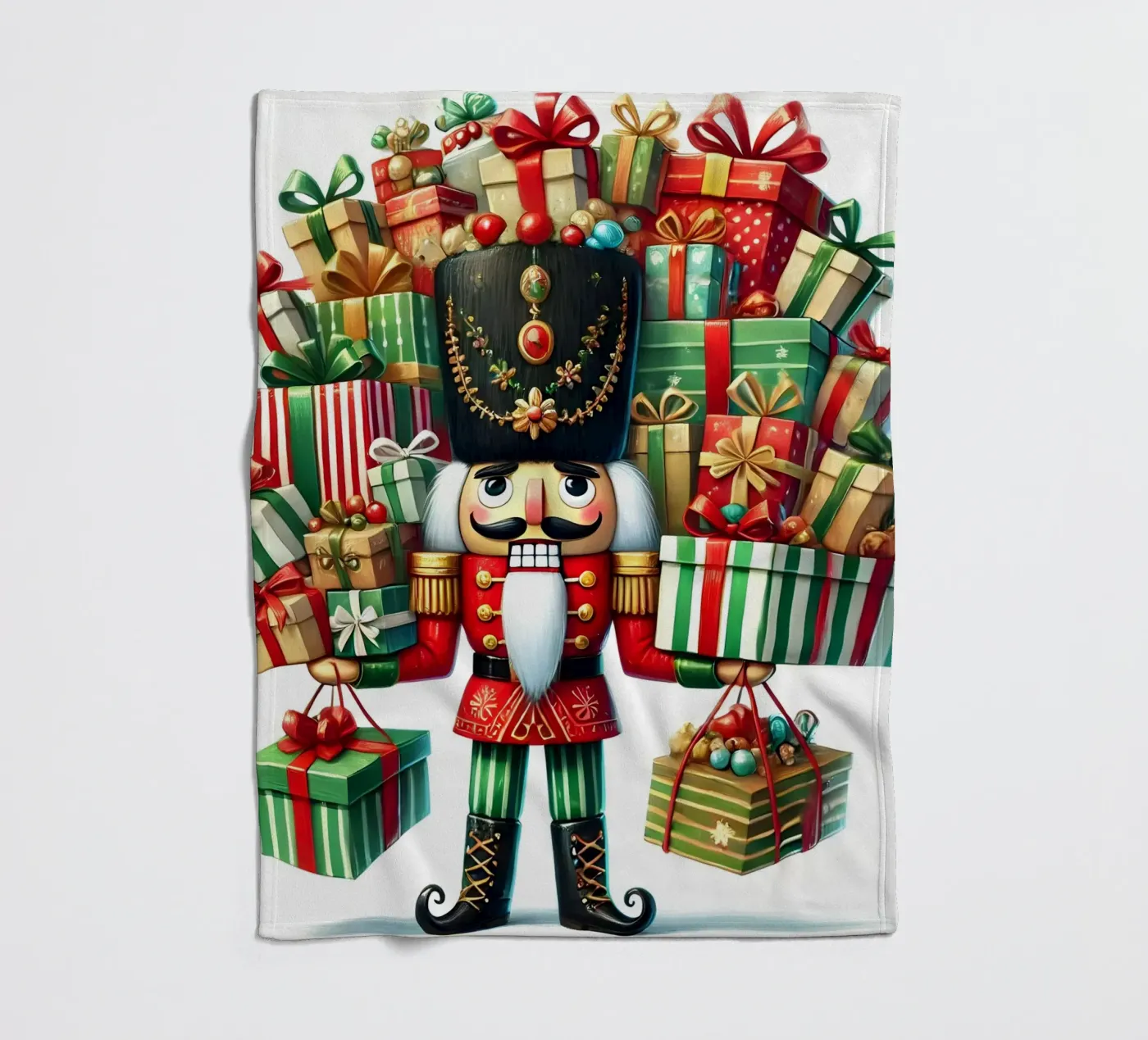 NUTCRACKER SOLDIER fleece blanket by ARTOMATIC