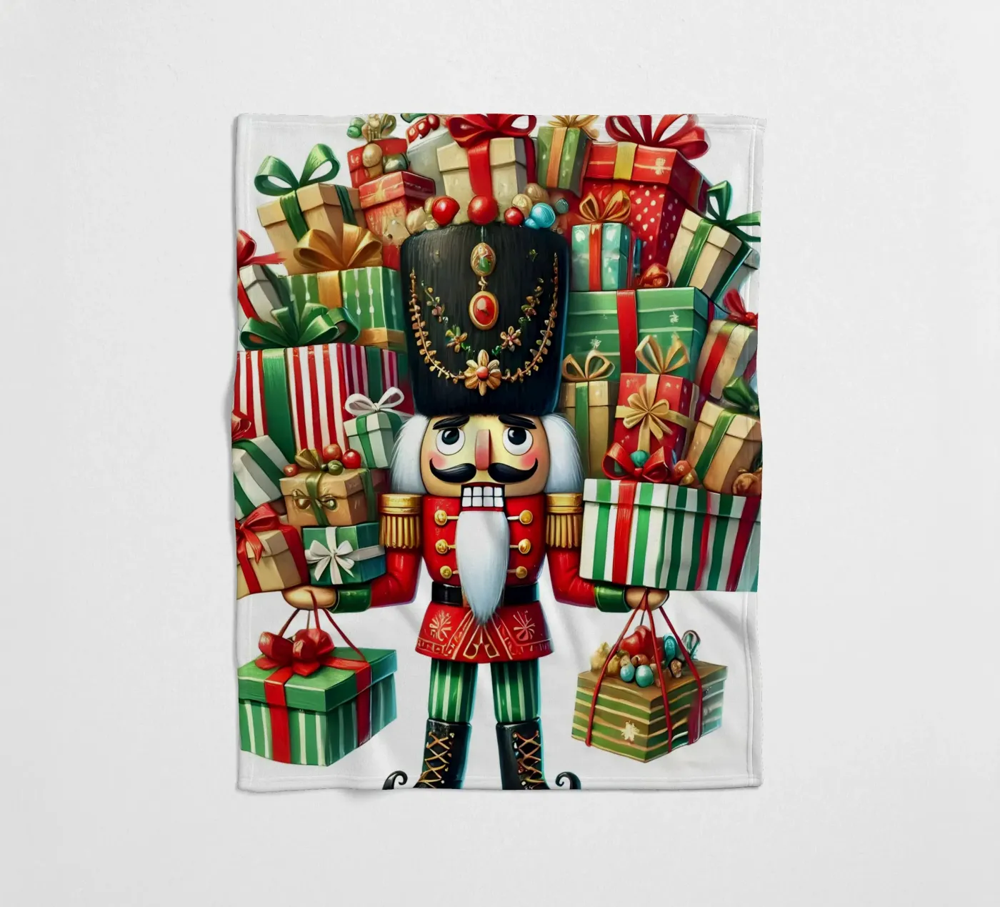 NUTCRACKER SOLDIER fleece blanket by ARTOMATIC