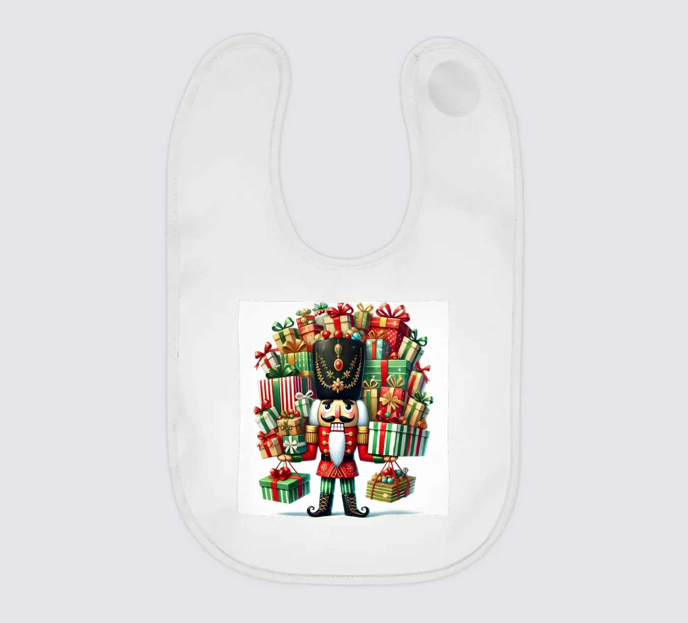 NUTCRACKER SOLDIER baby bib by ARTOMATIC