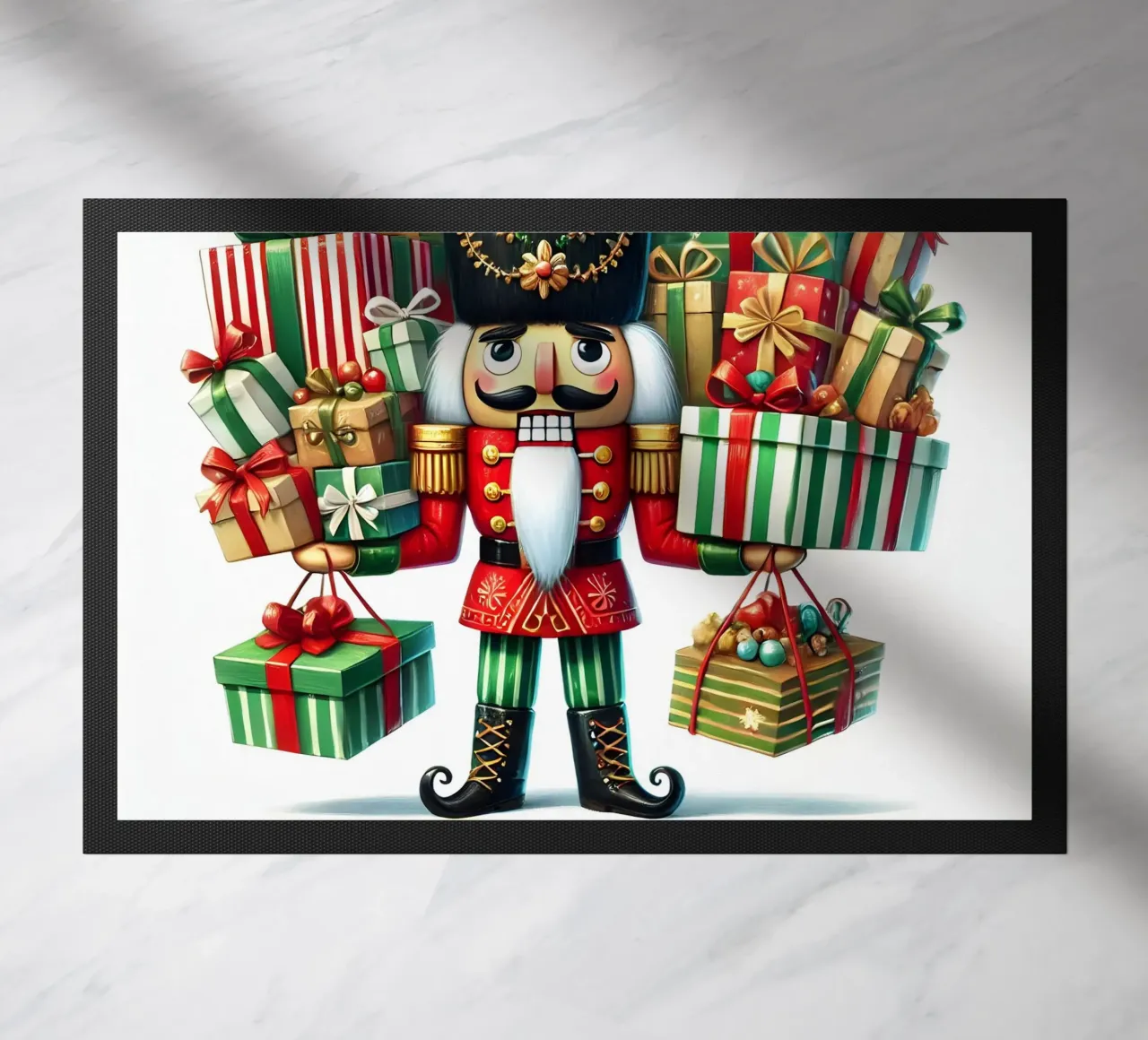 NUTCRACKER SOLDIER doormat by ARTOMATIC