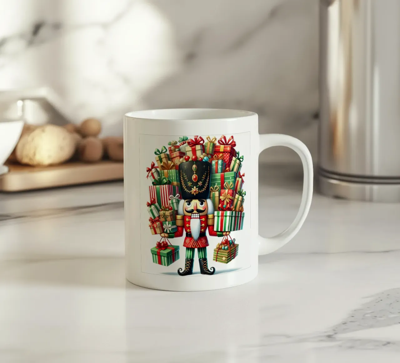 NUTCRACKER SOLDIER ceramic mug by ARTOMATIC