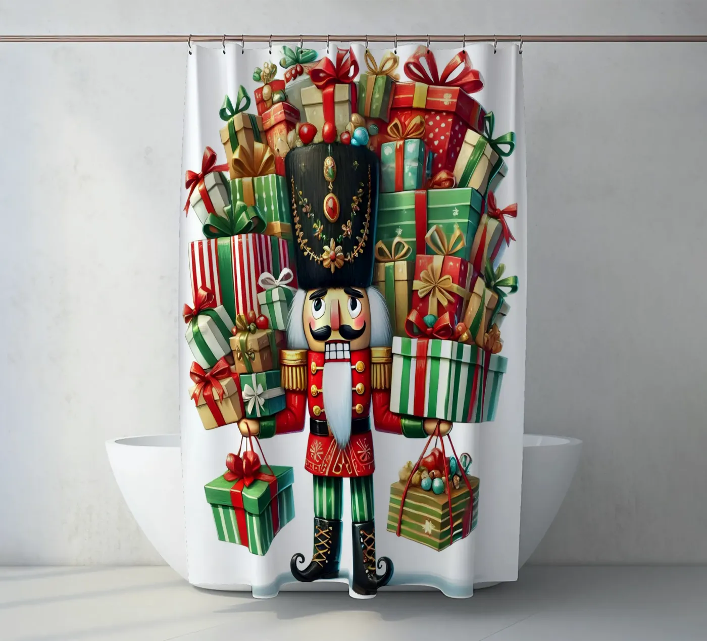 NUSSKNACKER-SOLDAT Duschvorhang von ARTOMATIC