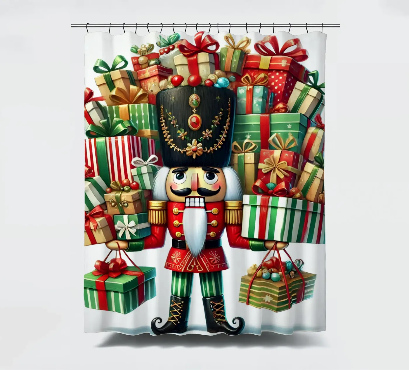 NUSSKNACKER-SOLDAT Duschvorhang von ARTOMATIC