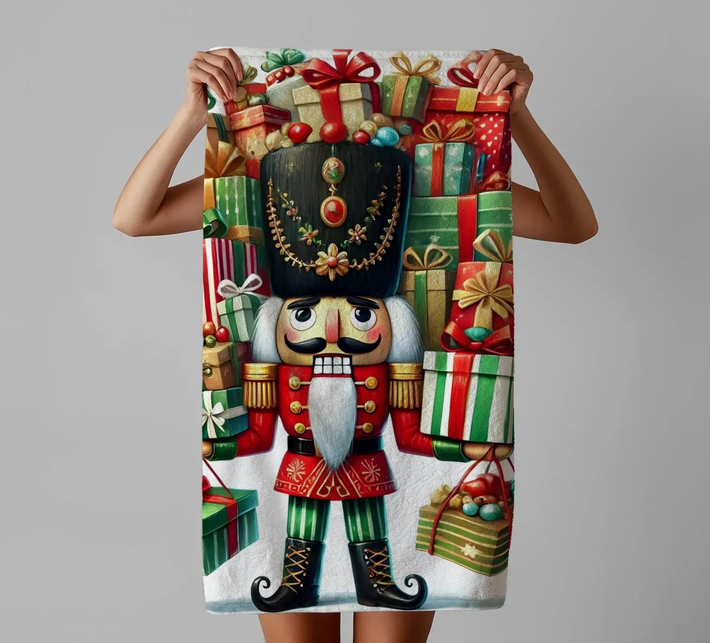 NUTCRACKER SOLDIER towel by ARTOMATIC