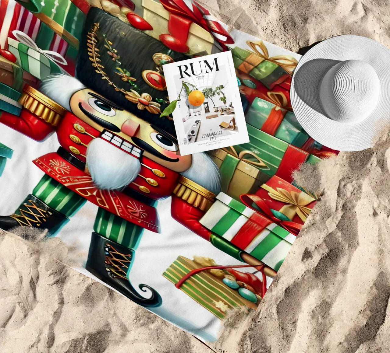 SOLDATO SCHIACCIANOCI product.type.towel-beach common.byCreator ARTOMATIC