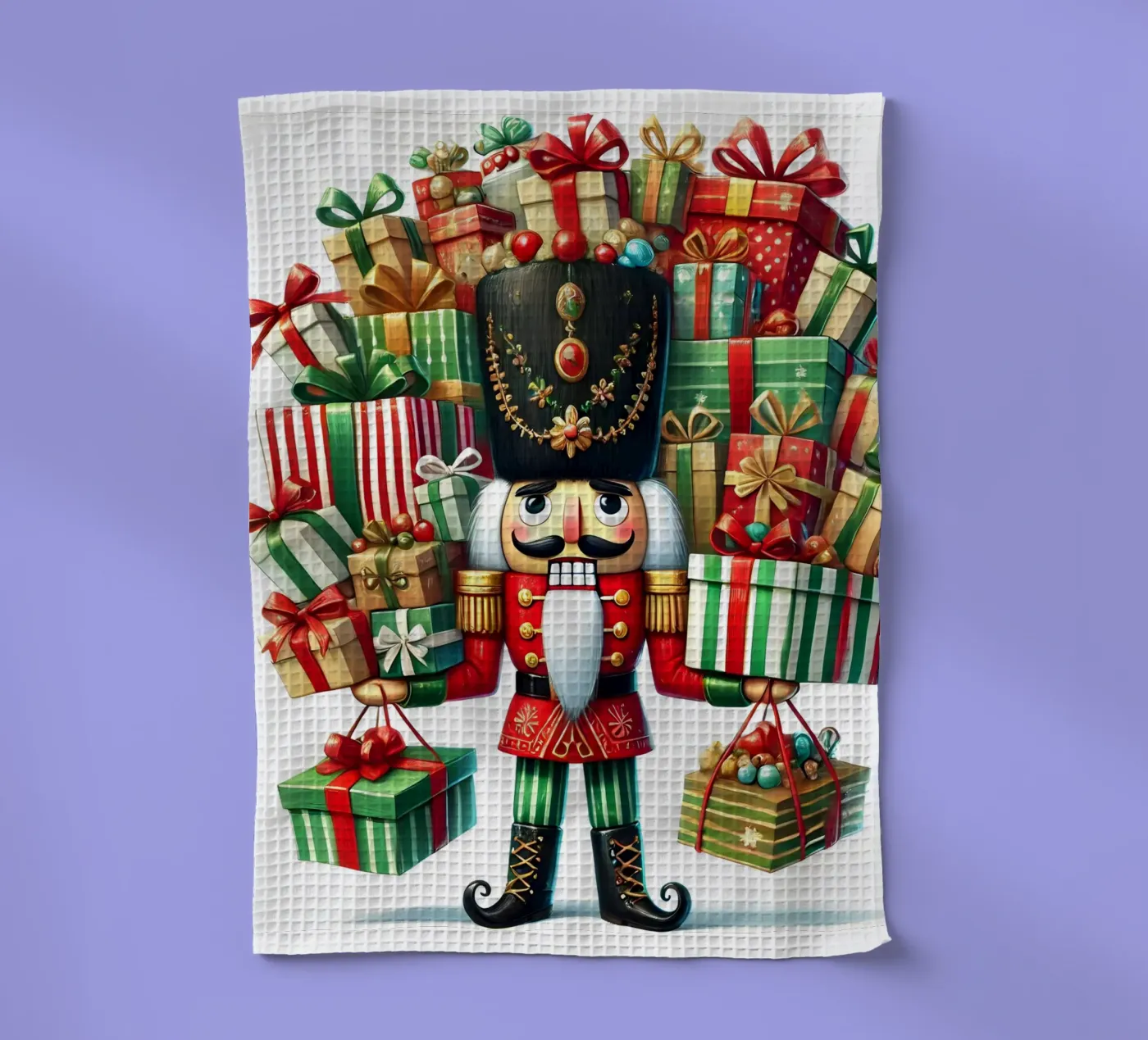 NUTCRACKER SOLDIER torchon de ARTOMATIC