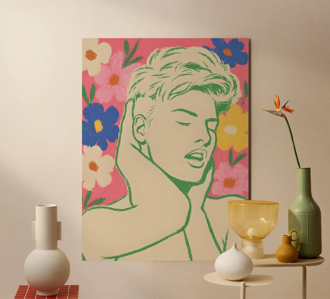 SOGNO AD OCCHI APERTI TRA I FIORI pannello forex da ARTOMATIC