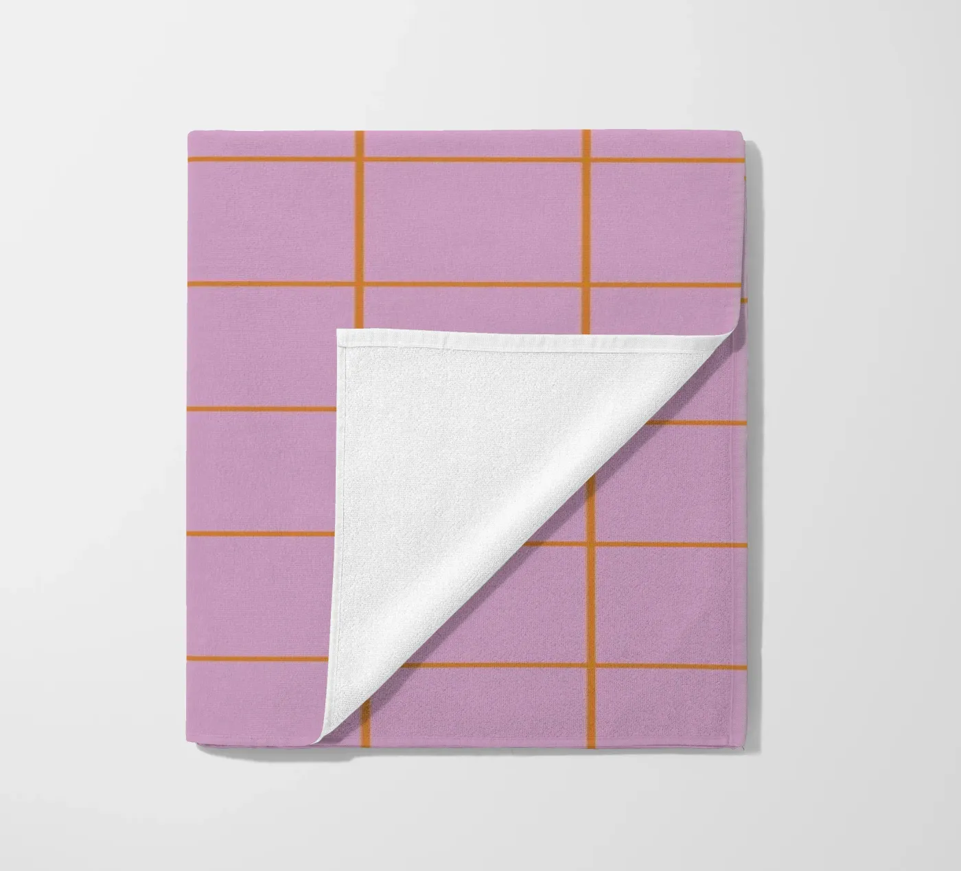 Grid Rose Orange telo mare da Studio ROSAGRAU