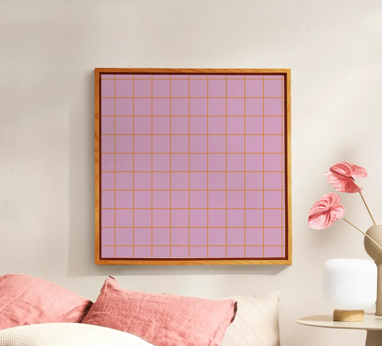 Grid Rose Orange plexiglass da Studio ROSAGRAU