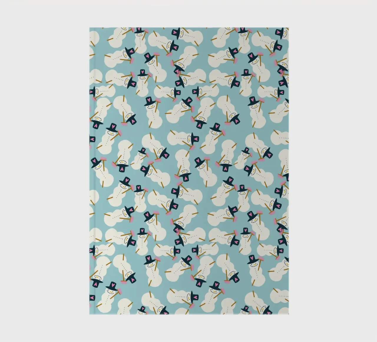 Schneemann blau notebook by Miris bunte Modewelt