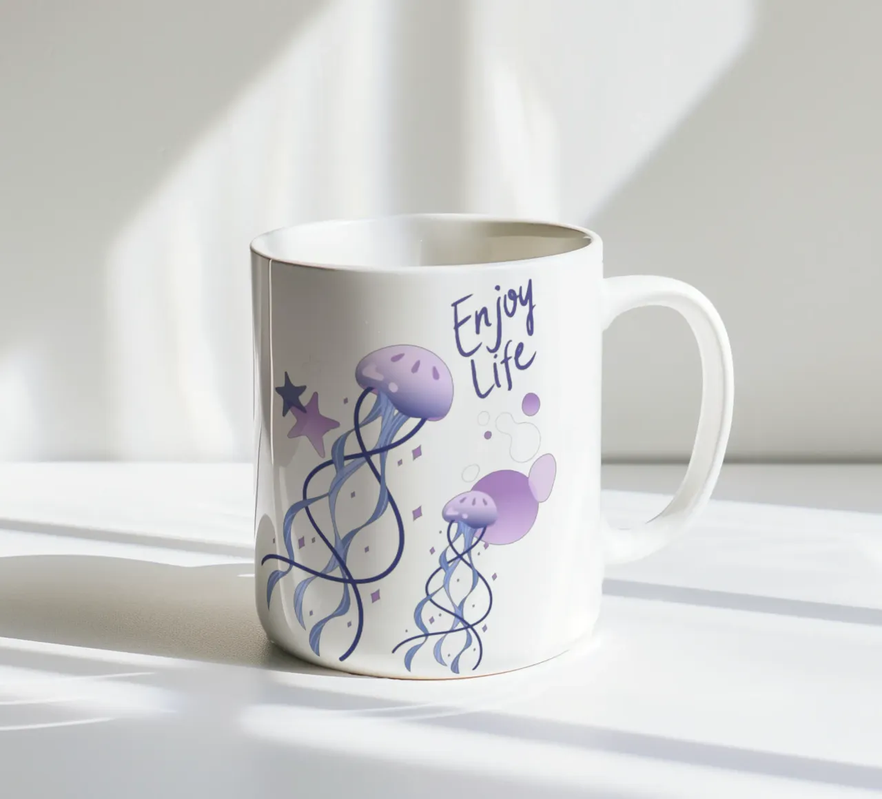 Enjoy Life Everyday tazza in ceramica da Dreamer10