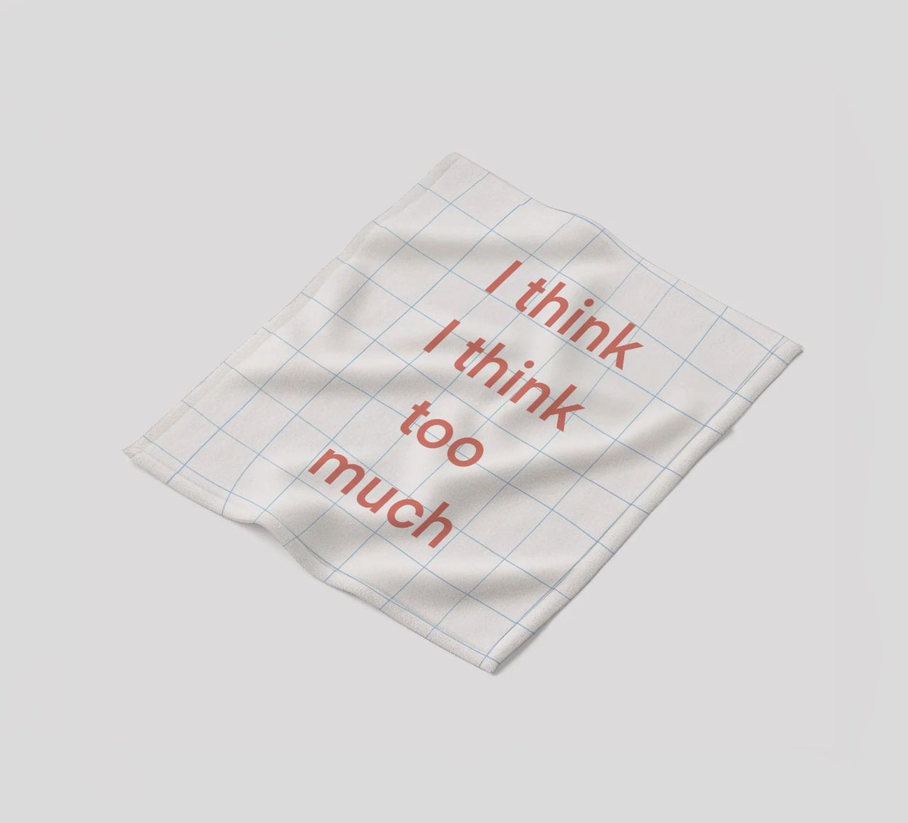 I think I think coperta in pile da Studio ROSAGRAU