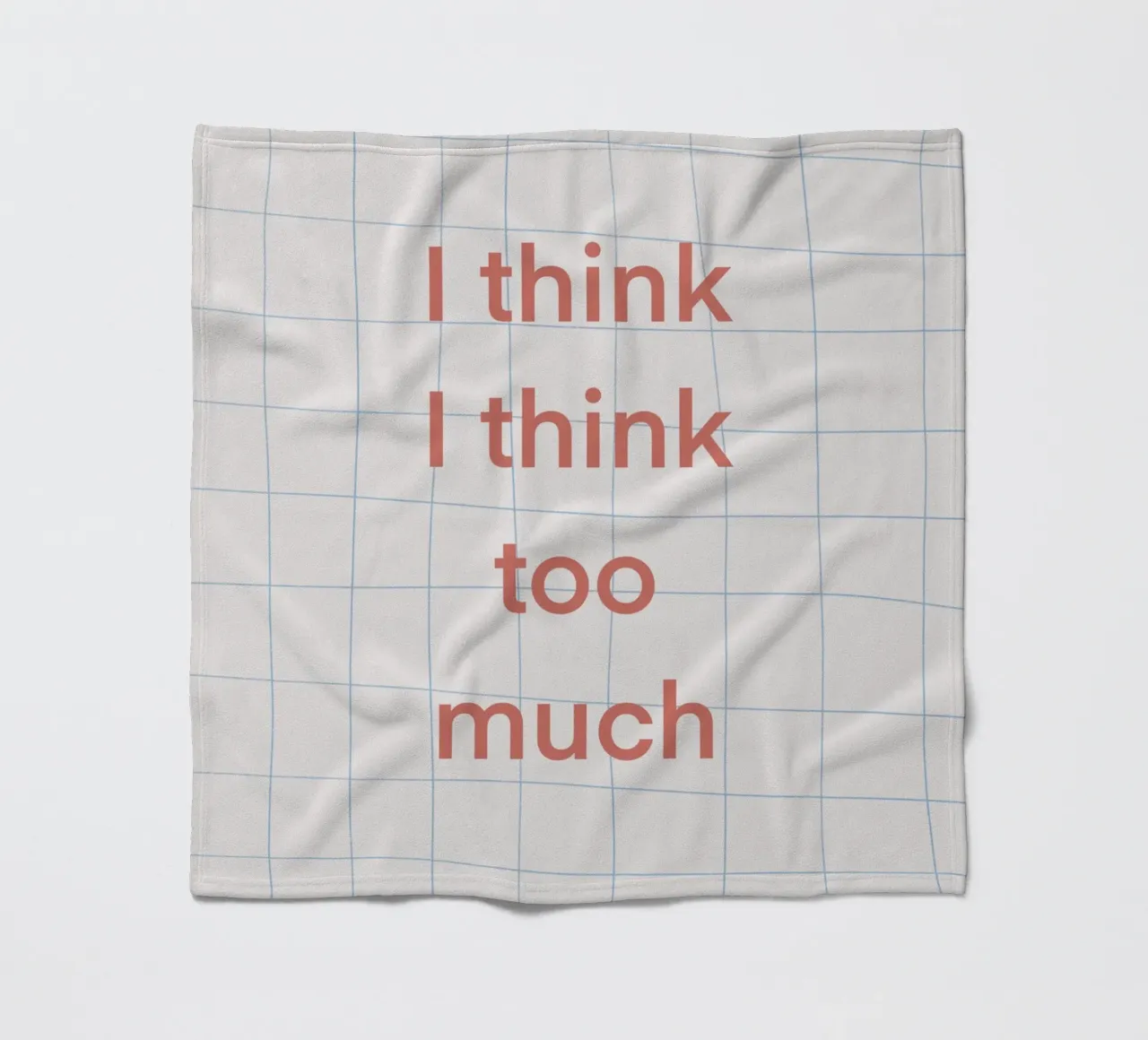 I think I think manta de franela de Studio ROSAGRAU