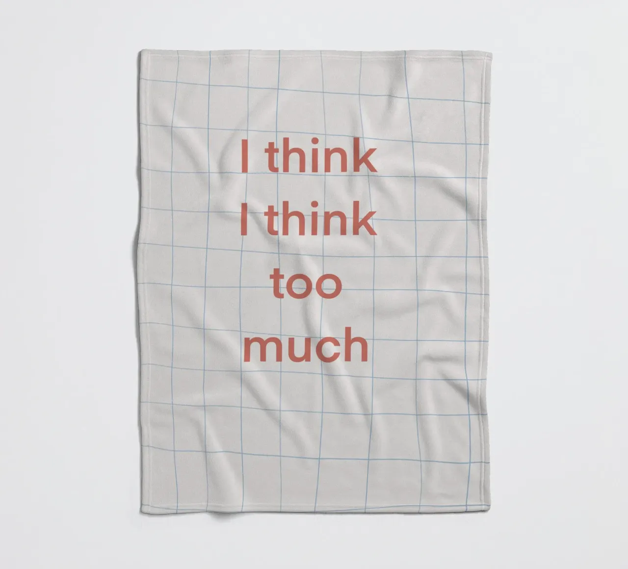 I think I think manta de franela de Studio ROSAGRAU