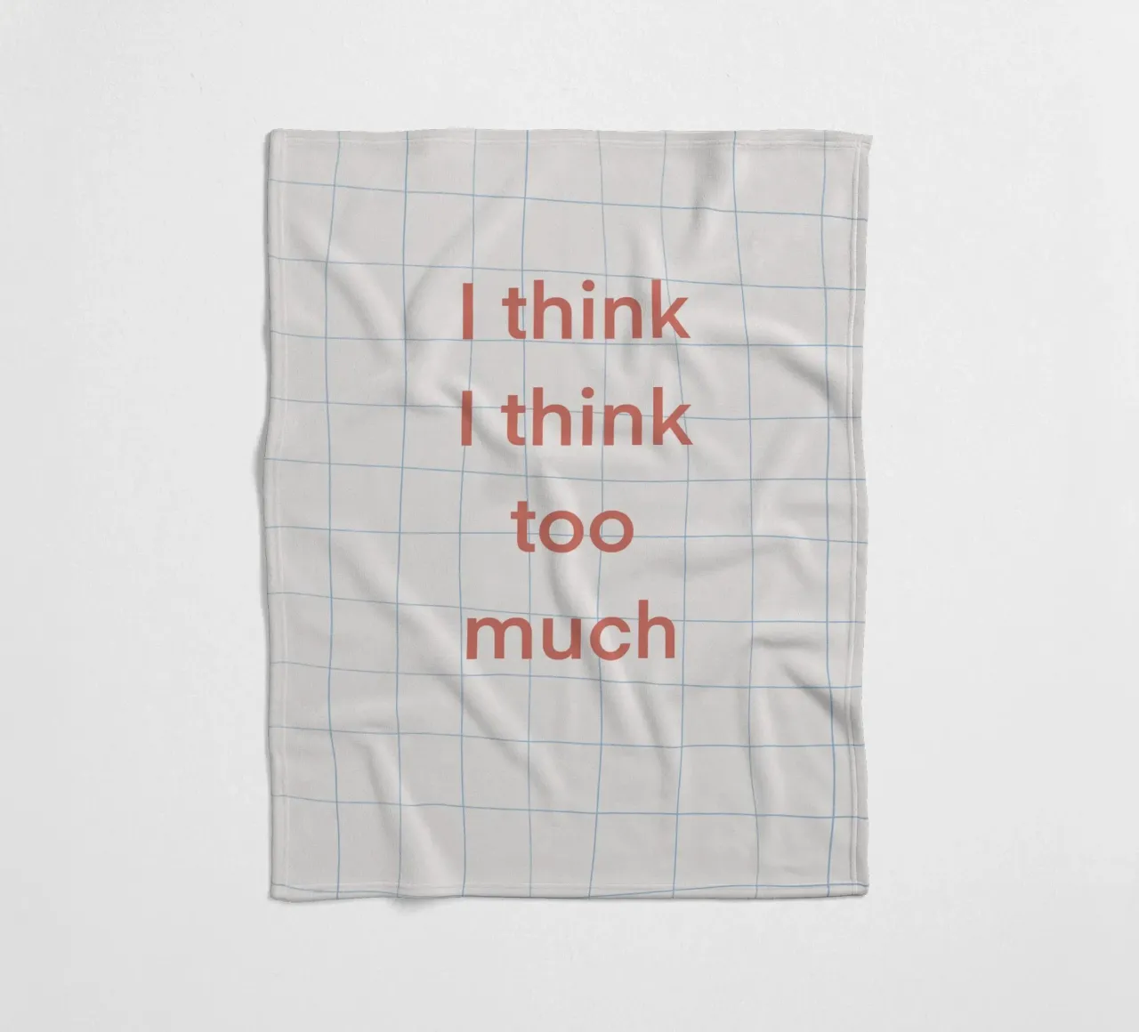 I think I think manta de franela de Studio ROSAGRAU