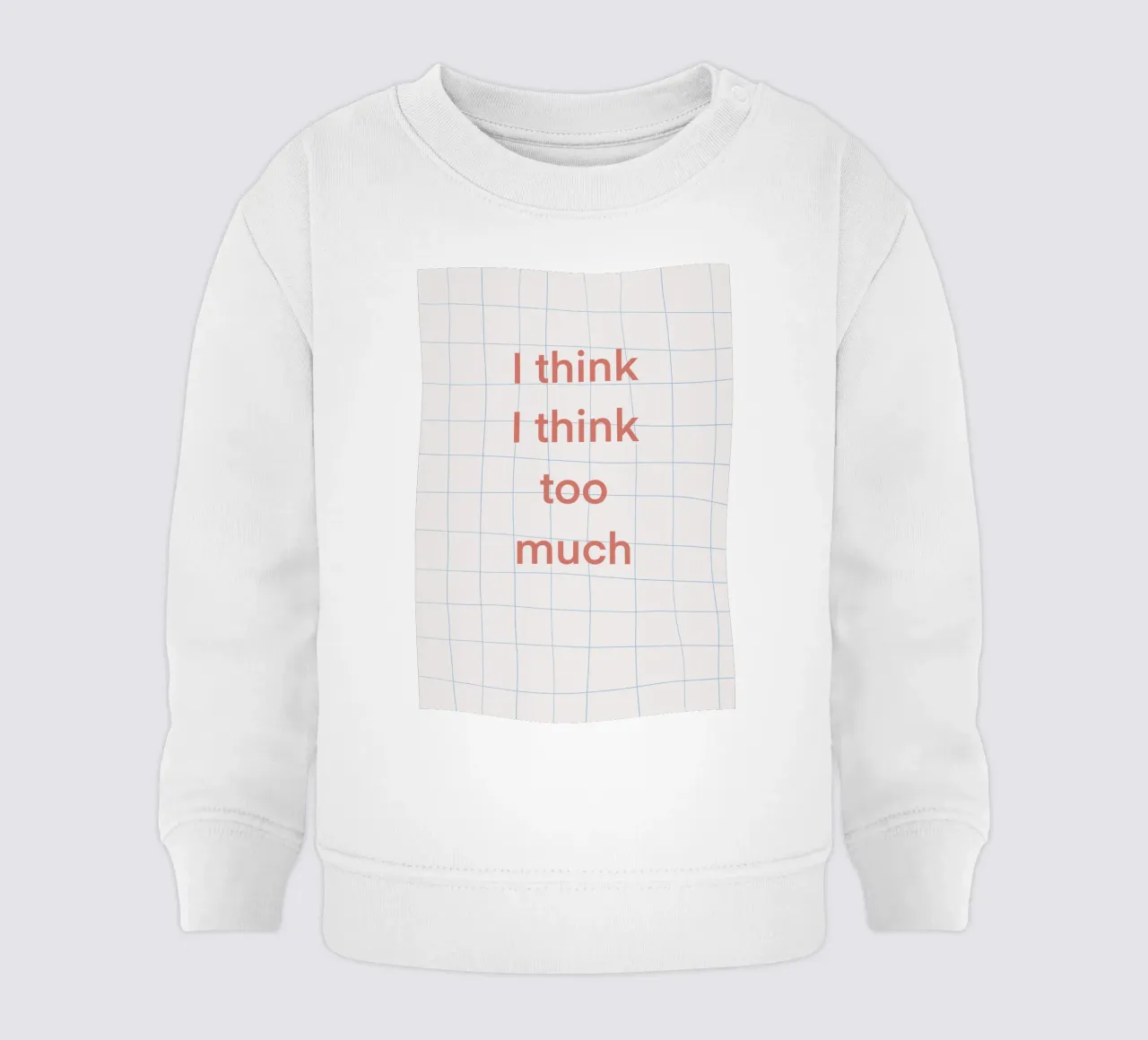 I think I think felpa neonato da Studio ROSAGRAU