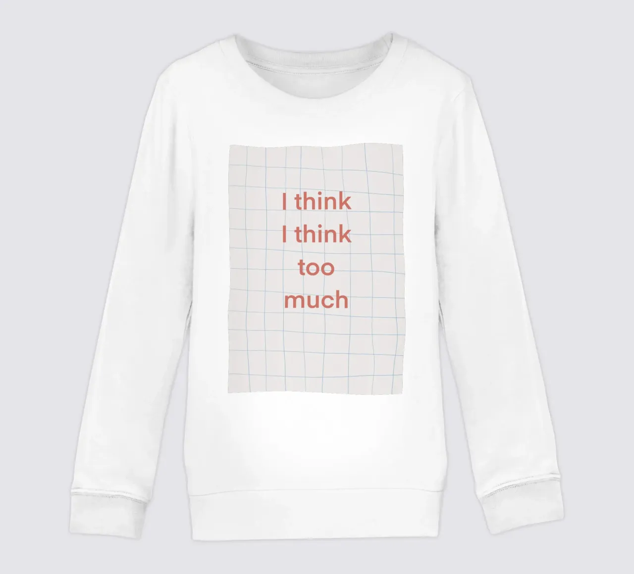 I think I think kids sweatshirt by Studio ROSAGRAU