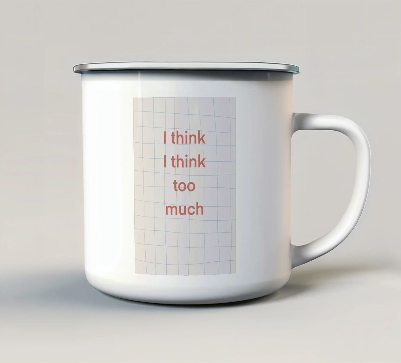 I think I think tazza in smalto da Studio ROSAGRAU