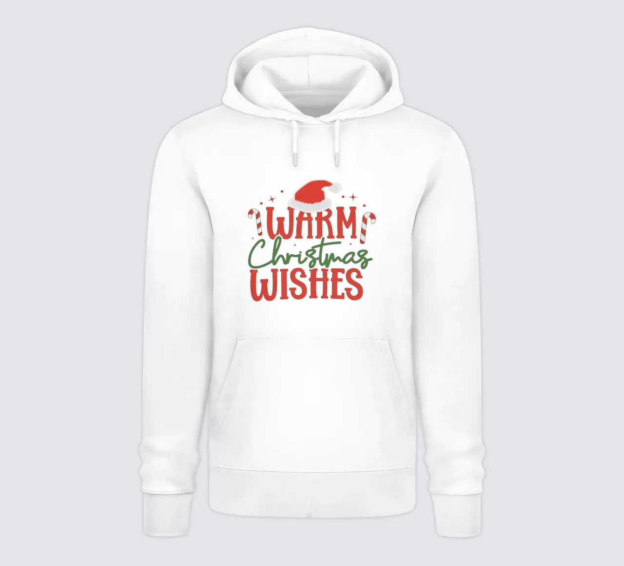 Cálidos deseos de Navidad sudadera con capucha de Kiroiharu
