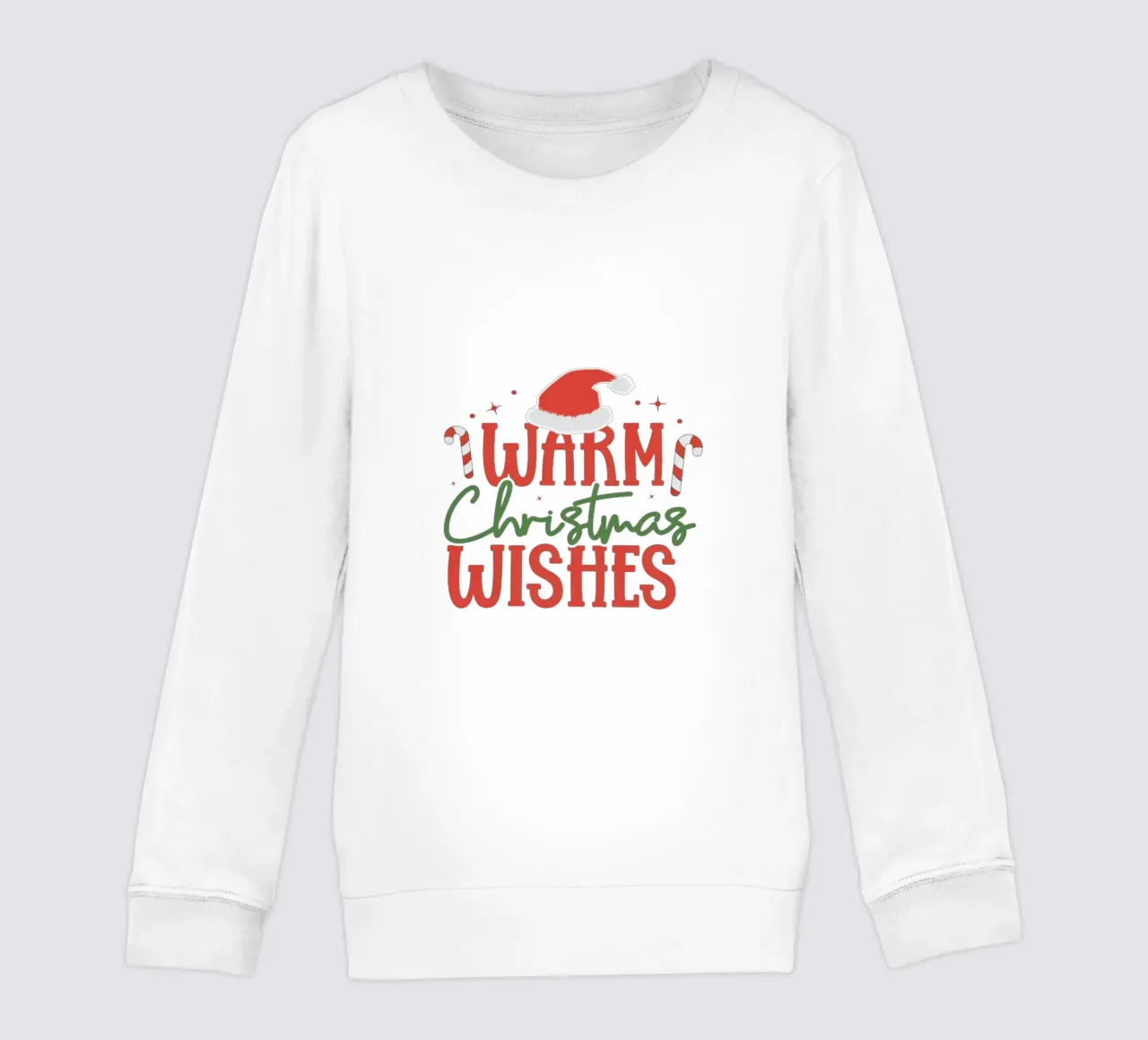 Herzliche Weihnachtswünsche Kinder Sweatshirt von Kiroiharu
