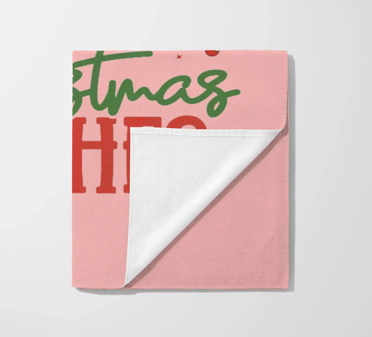 Vœux de Noël chaleureux serviette de plage de Kiroiharu