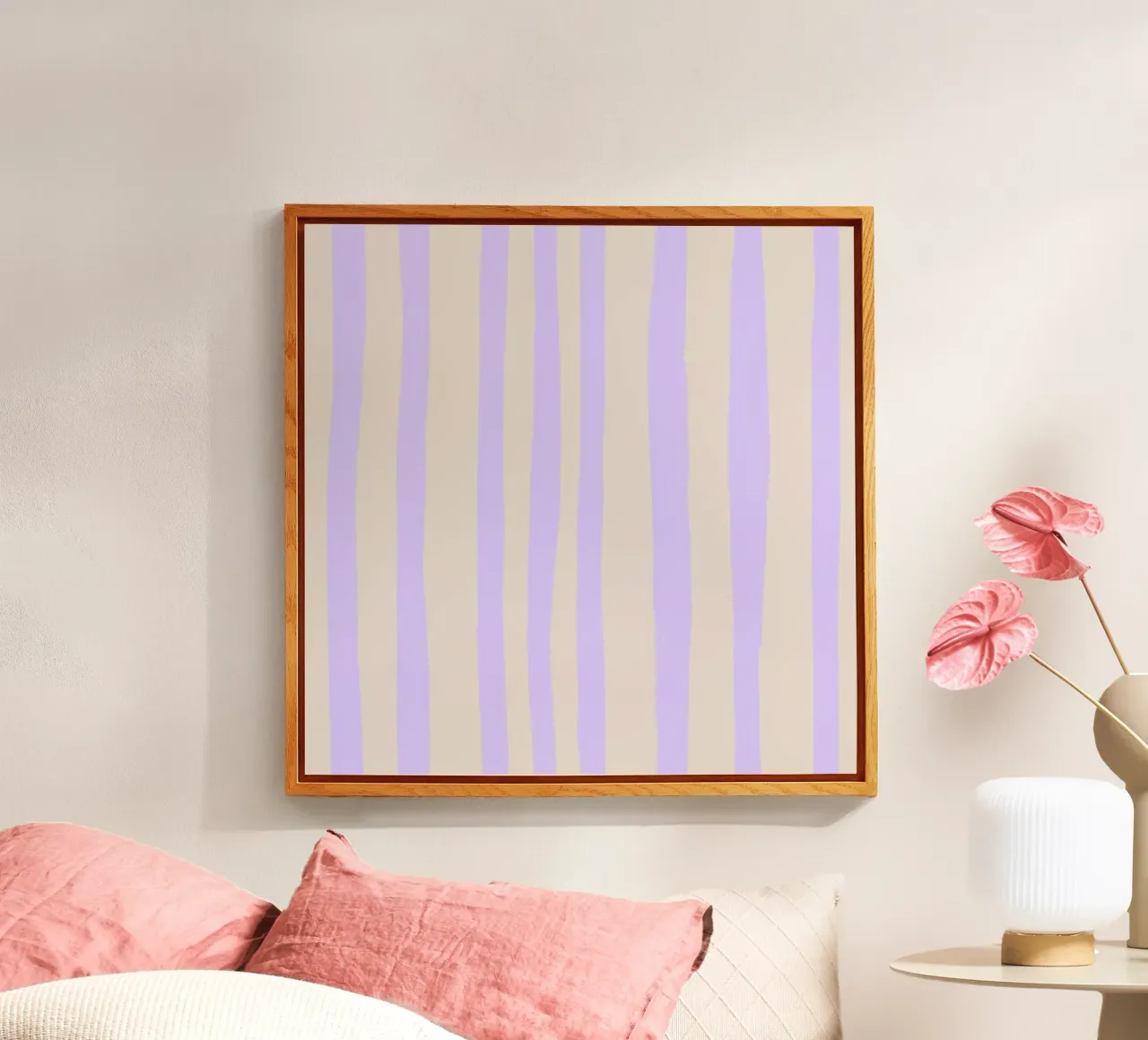 Lilac Stripes plexiglass da Studio ROSAGRAU