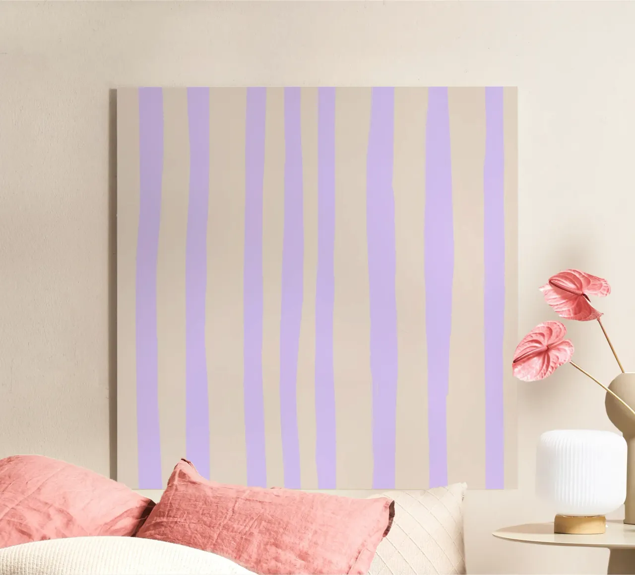 Lilac Stripes plexiglass da Studio ROSAGRAU