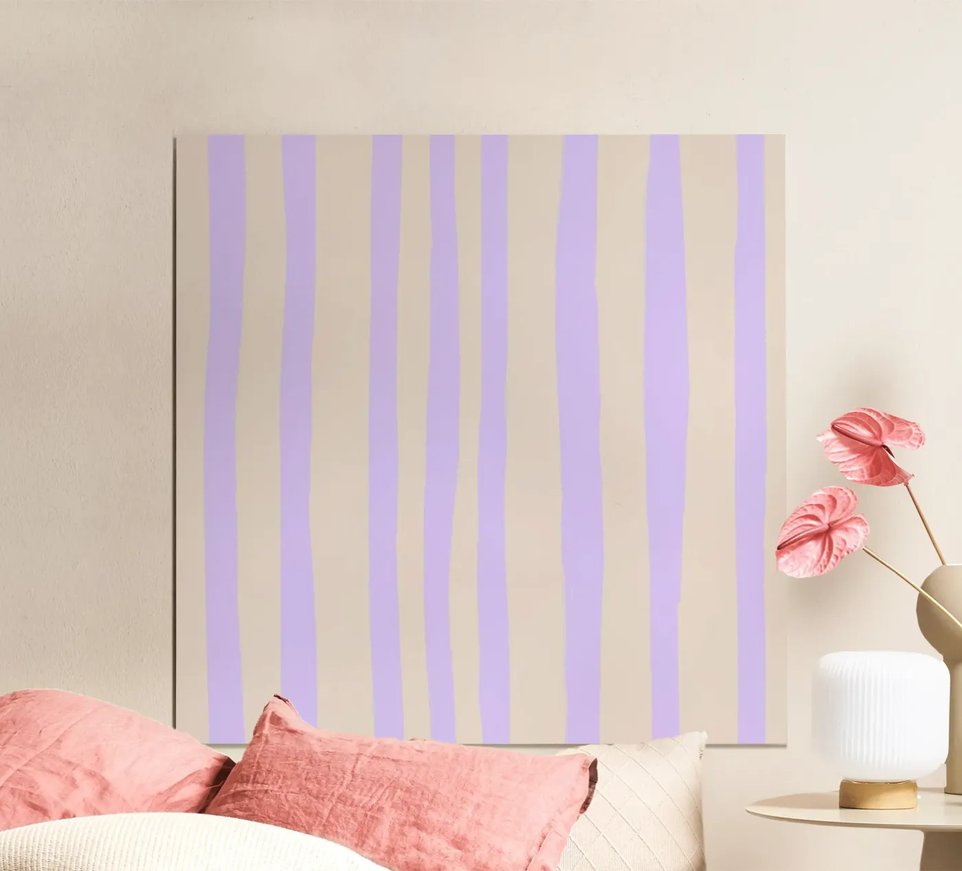Lilac Stripes poster da Studio ROSAGRAU