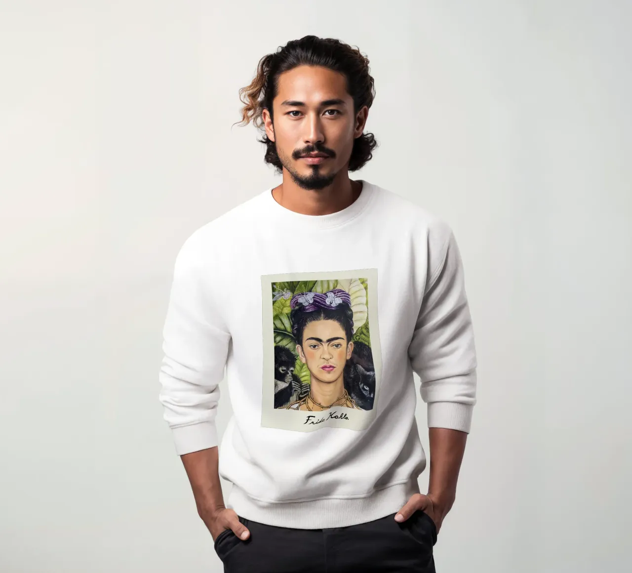 Collare Dornen di Frida felpa da Carinaprint
