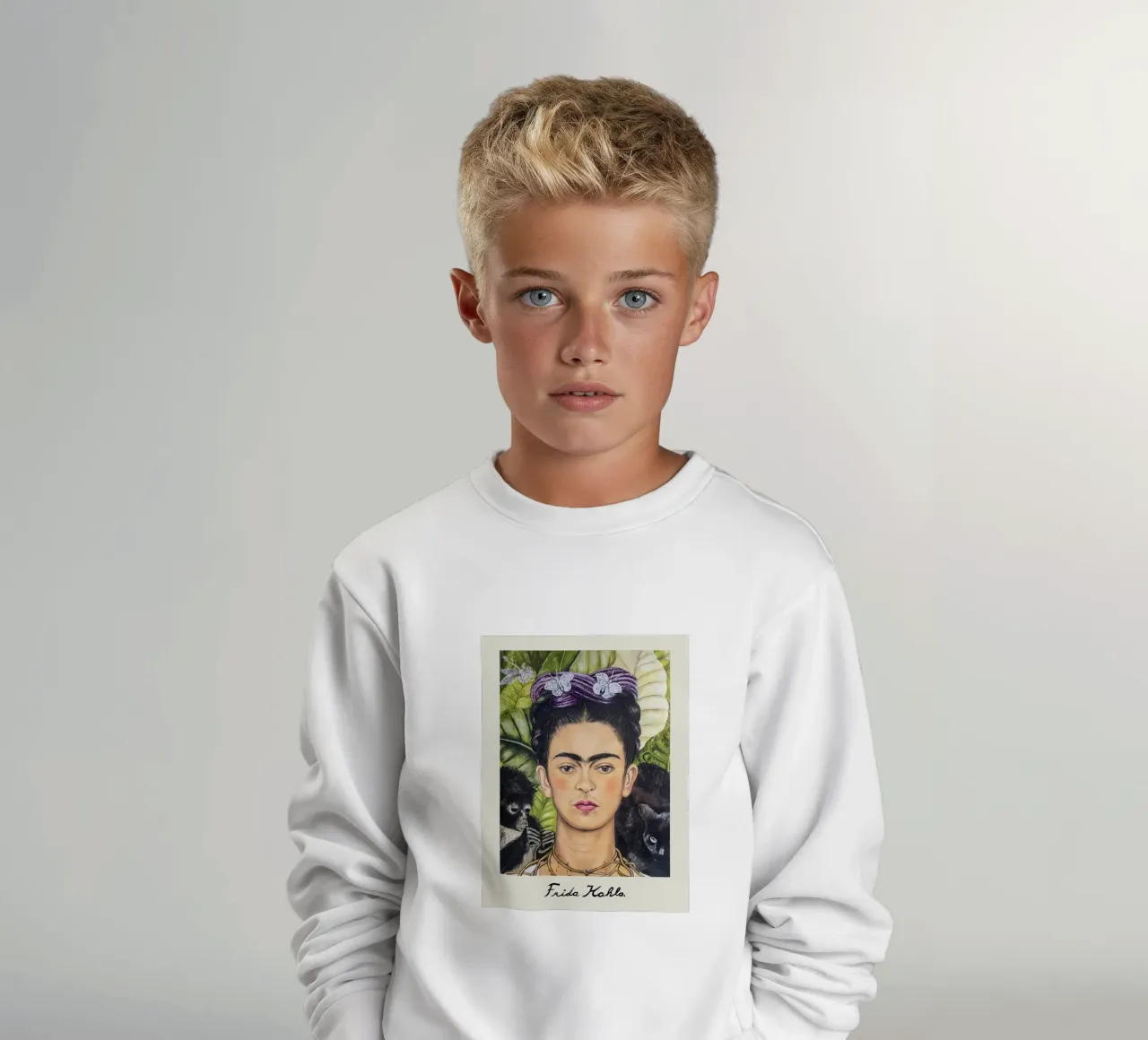 Collare Dornen di Frida felpa bambino da Carinaprint