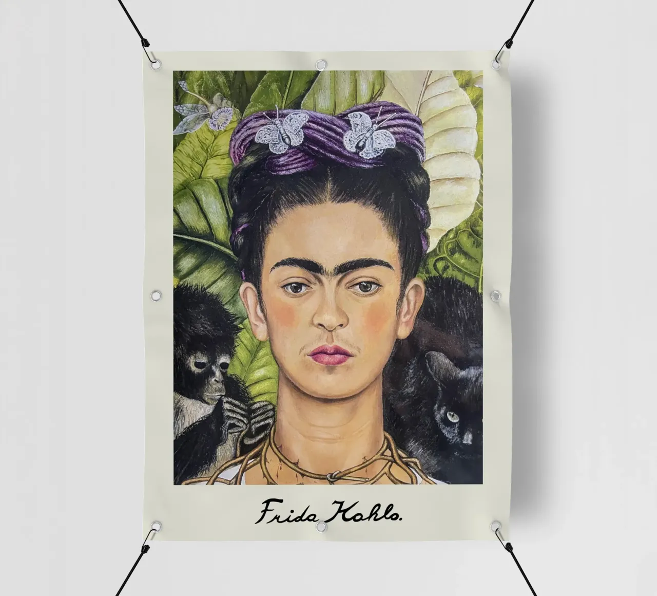 Collare Dornen di Frida telo in pvc da Carinaprint