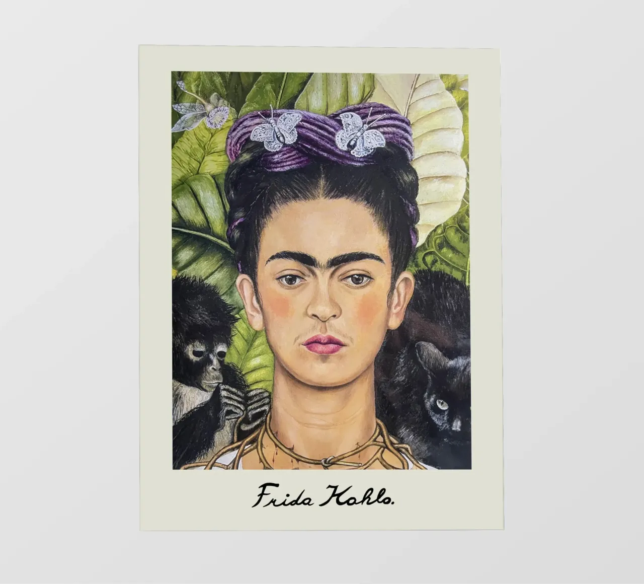 Collare Dornen di Frida telo in pvc da Carinaprint