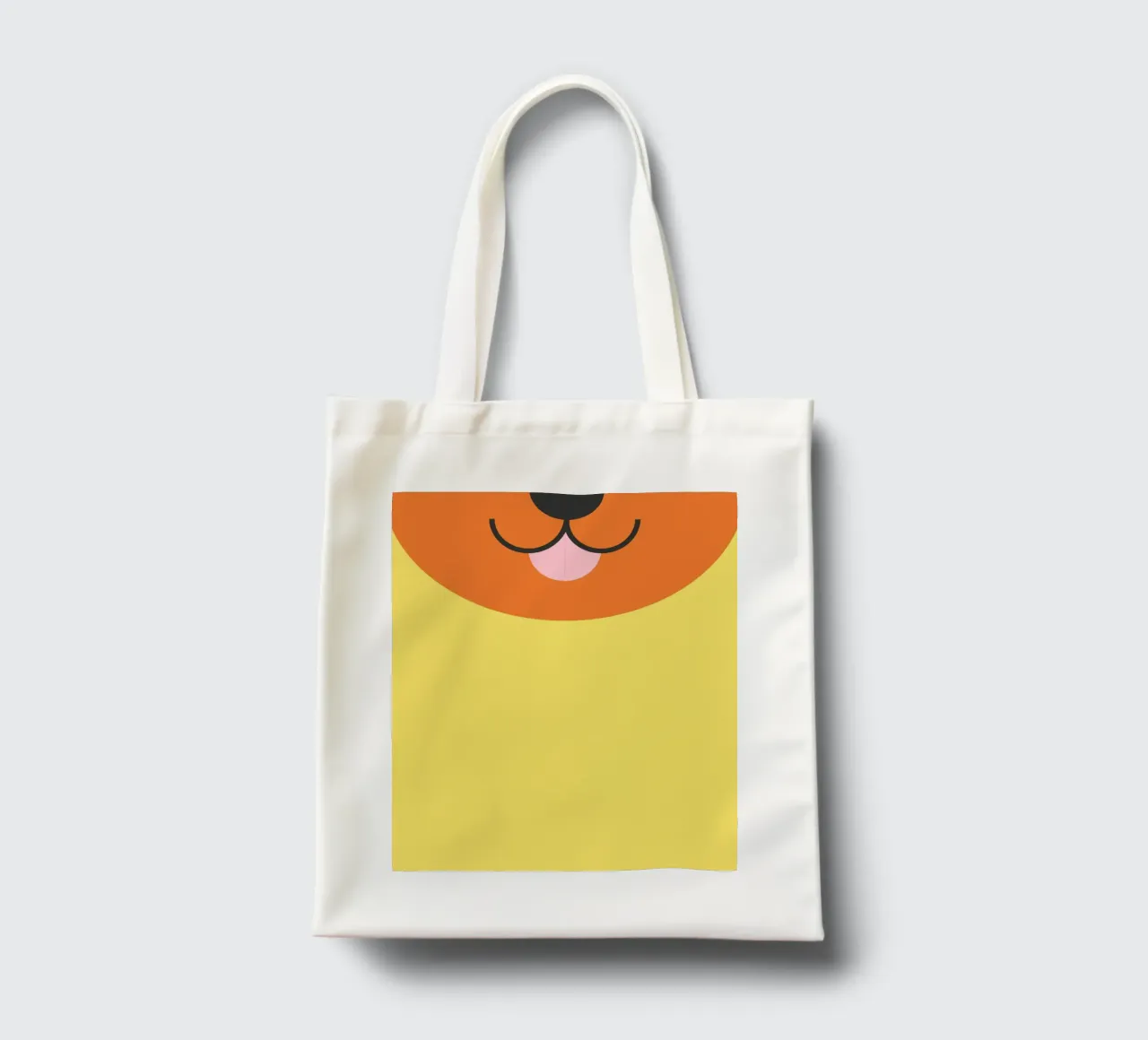 Dog background tote bag by galihstudio