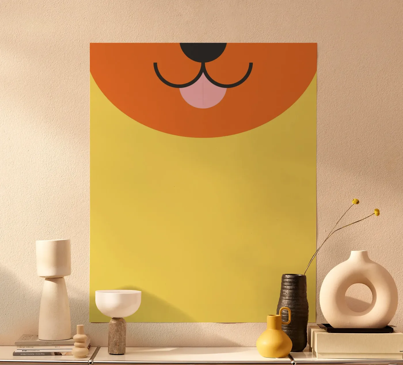 Dog background poster by galihstudio