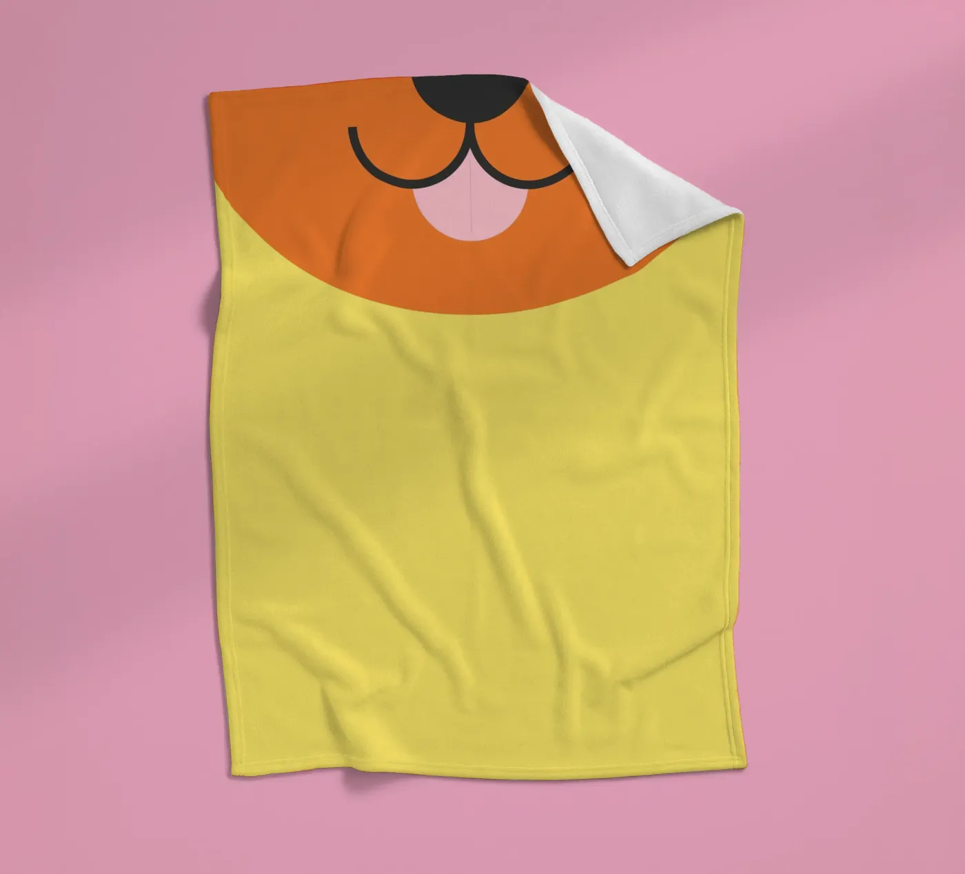 Dog background Fleecedecke von galihstudio