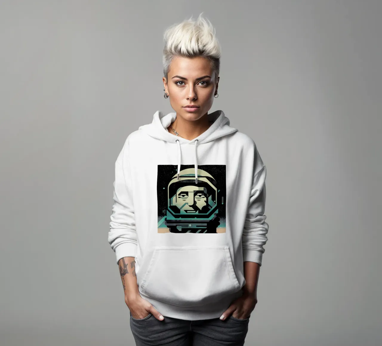 Mercury felpa con cappuccio da Antony Squizzato