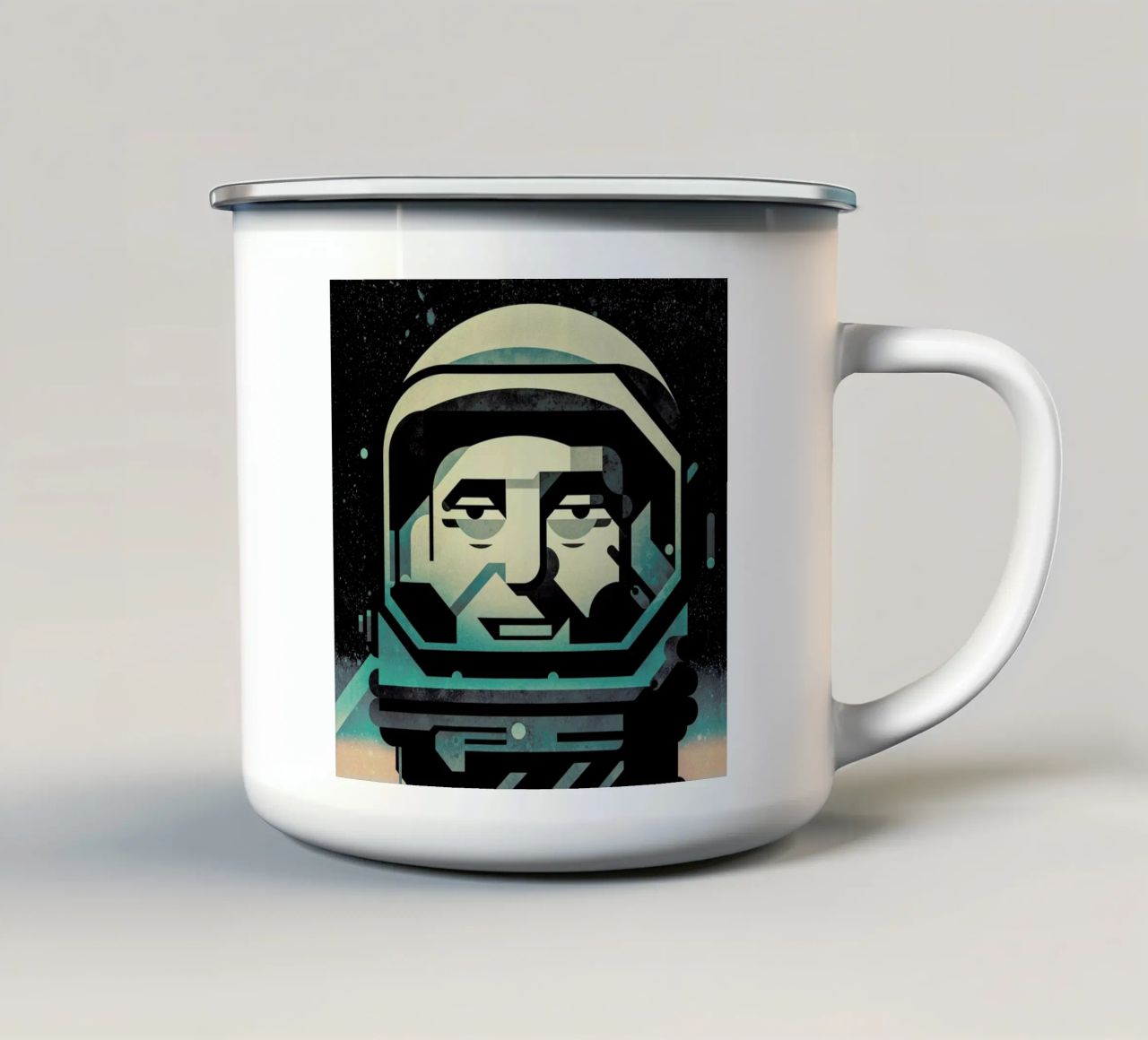Mercury tazza in smalto da Antony Squizzato