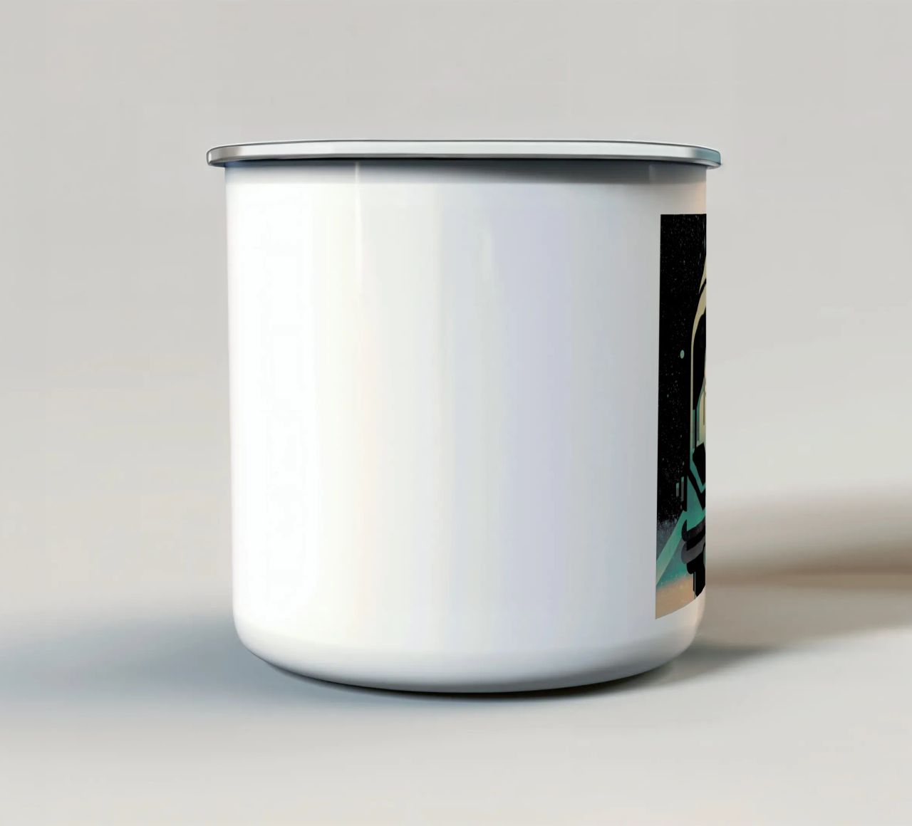 Mercury tazza in smalto da Antony Squizzato