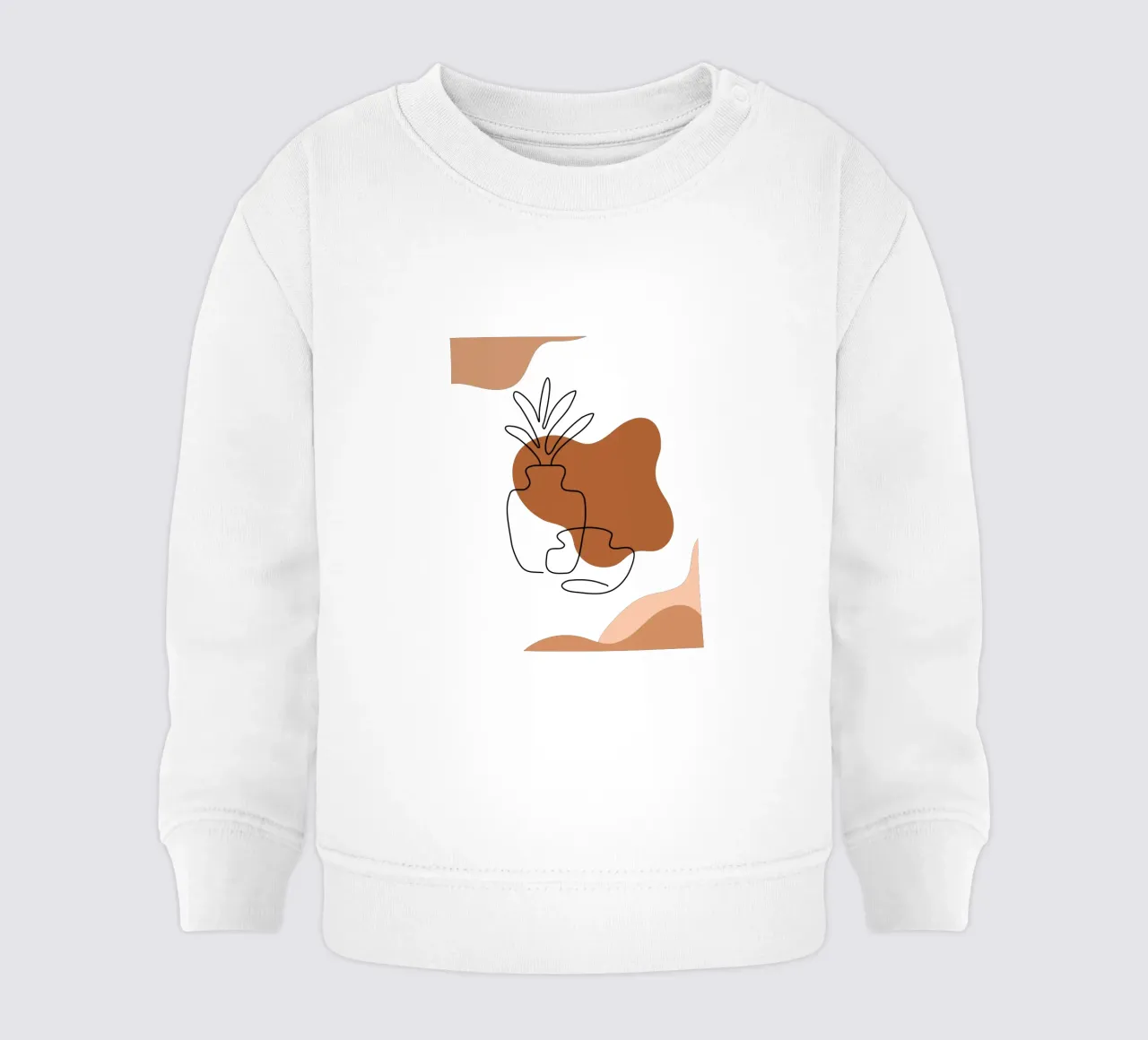 Fiori boho semplici e minimalisti felpa neonato da YSV MINIMALIST