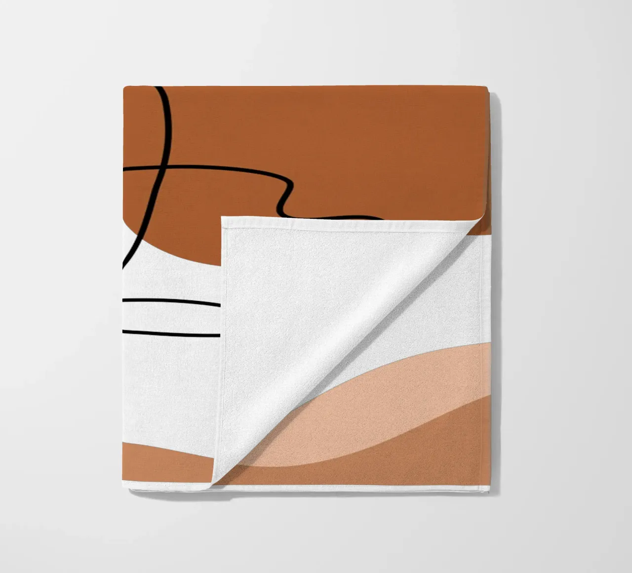 Fiori boho semplici e minimalisti telo mare da YSV MINIMALIST