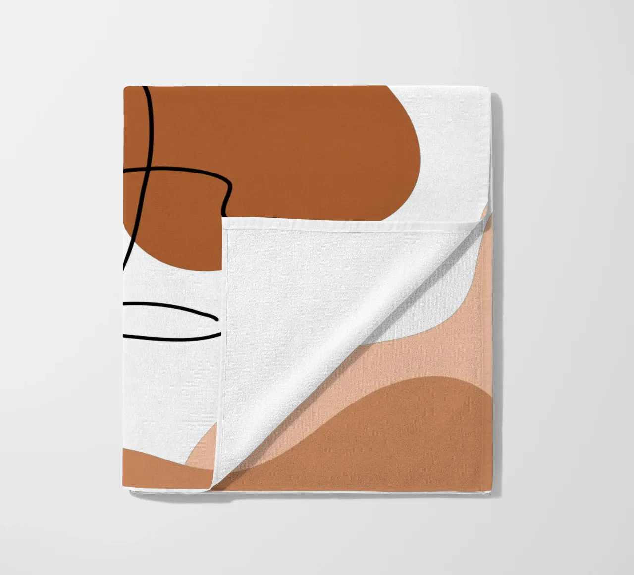 Fiori boho semplici e minimalisti telo mare da YSV MINIMALIST