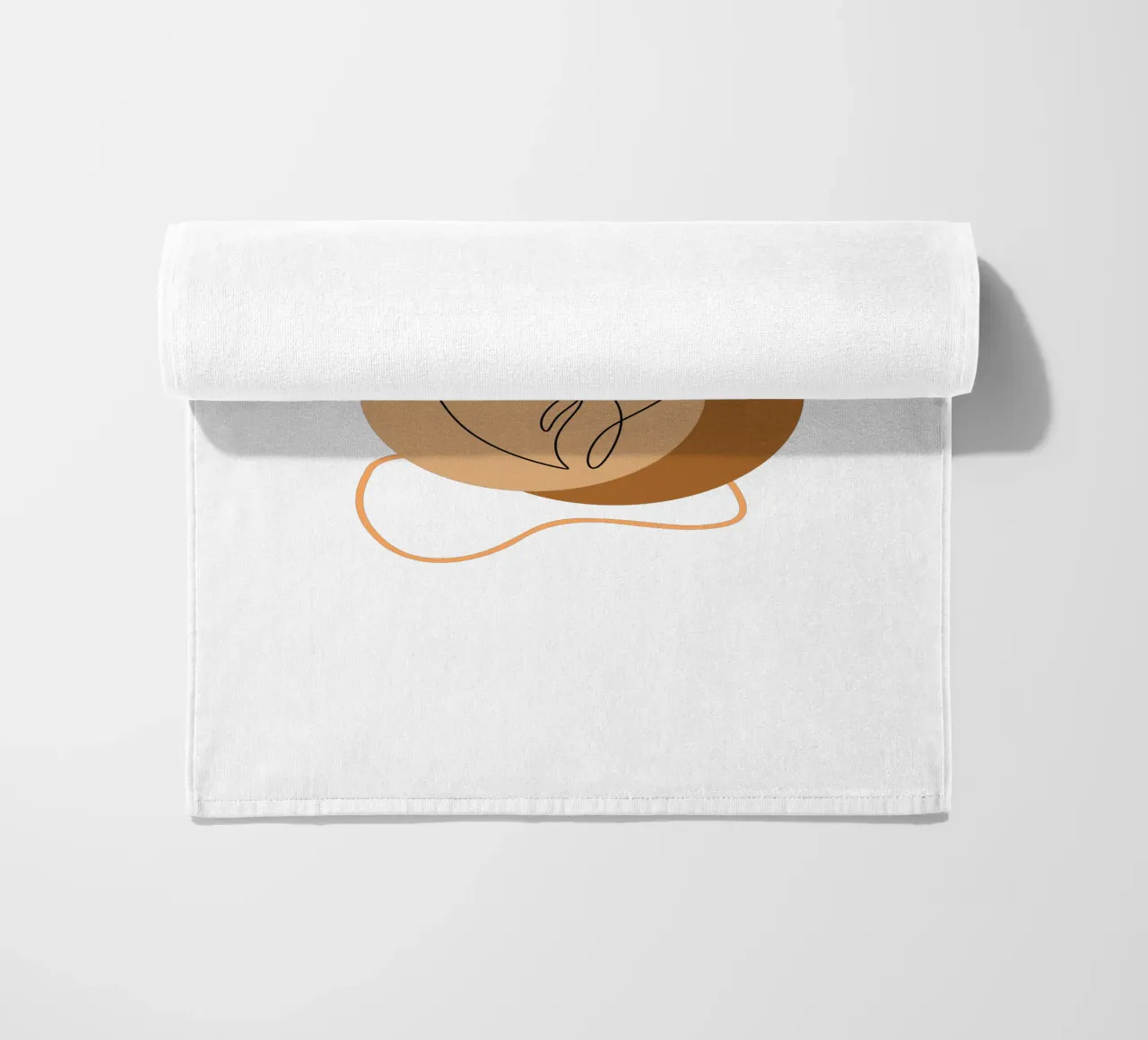 Donna boho semplice e minimalista telo mare da YSV MINIMALIST