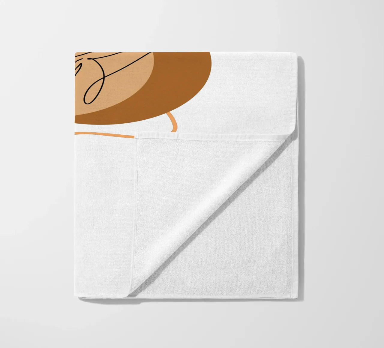 Donna boho semplice e minimalista telo mare da YSV MINIMALIST