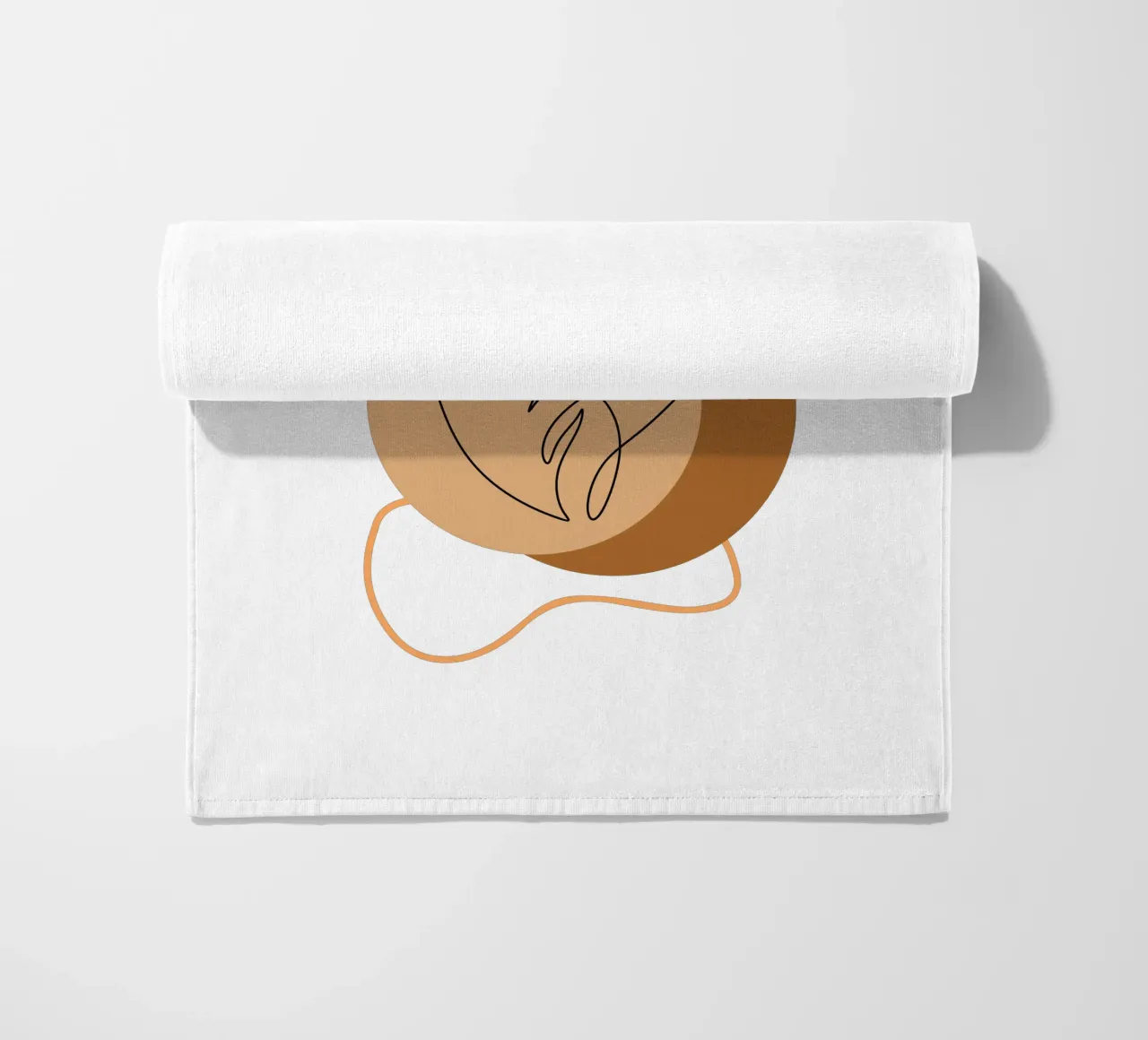 Donna boho semplice e minimalista telo mare da YSV MINIMALIST