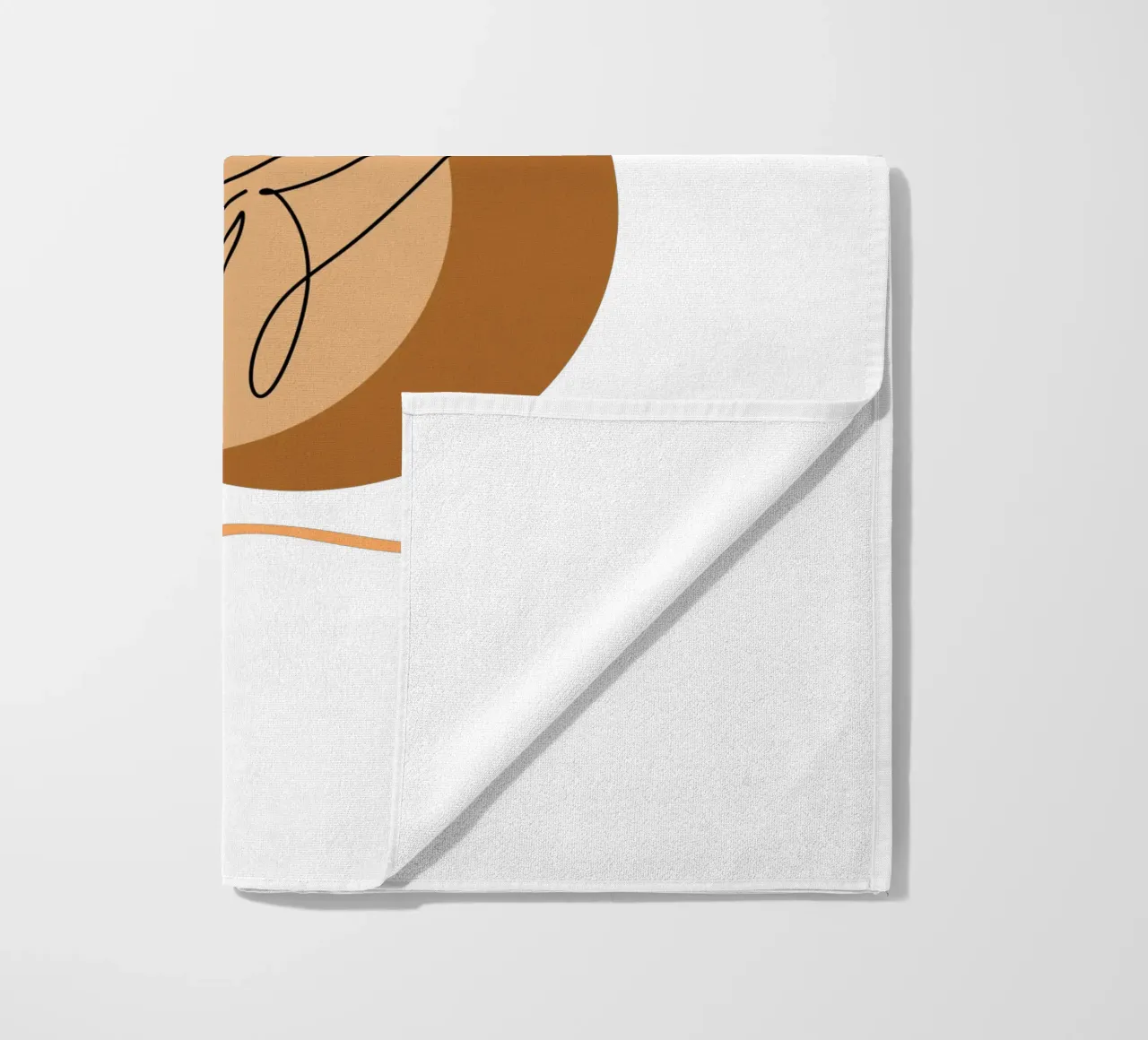 Donna boho semplice e minimalista telo mare da YSV MINIMALIST