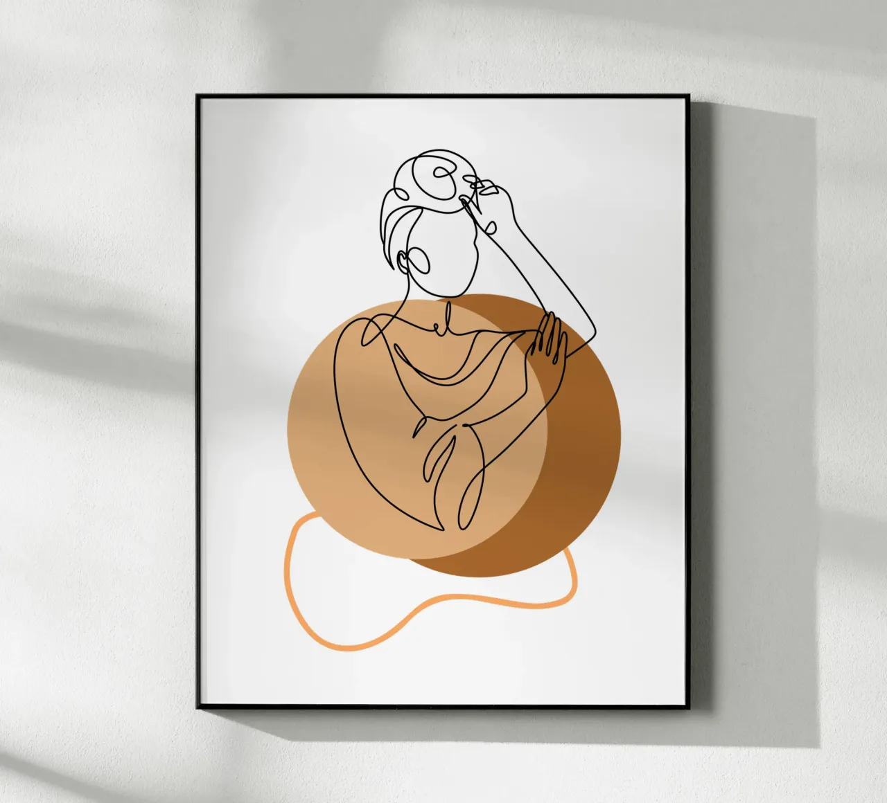 Donna boho semplice e minimalista plexiglass da YSV MINIMALIST