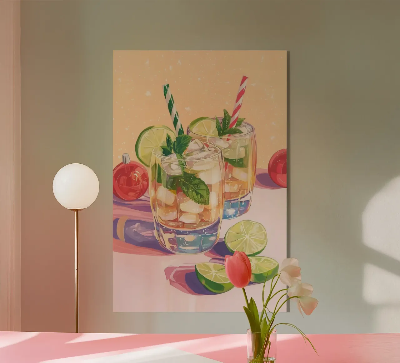 Bevanda Mojito plexiglass da Melloi Art Print