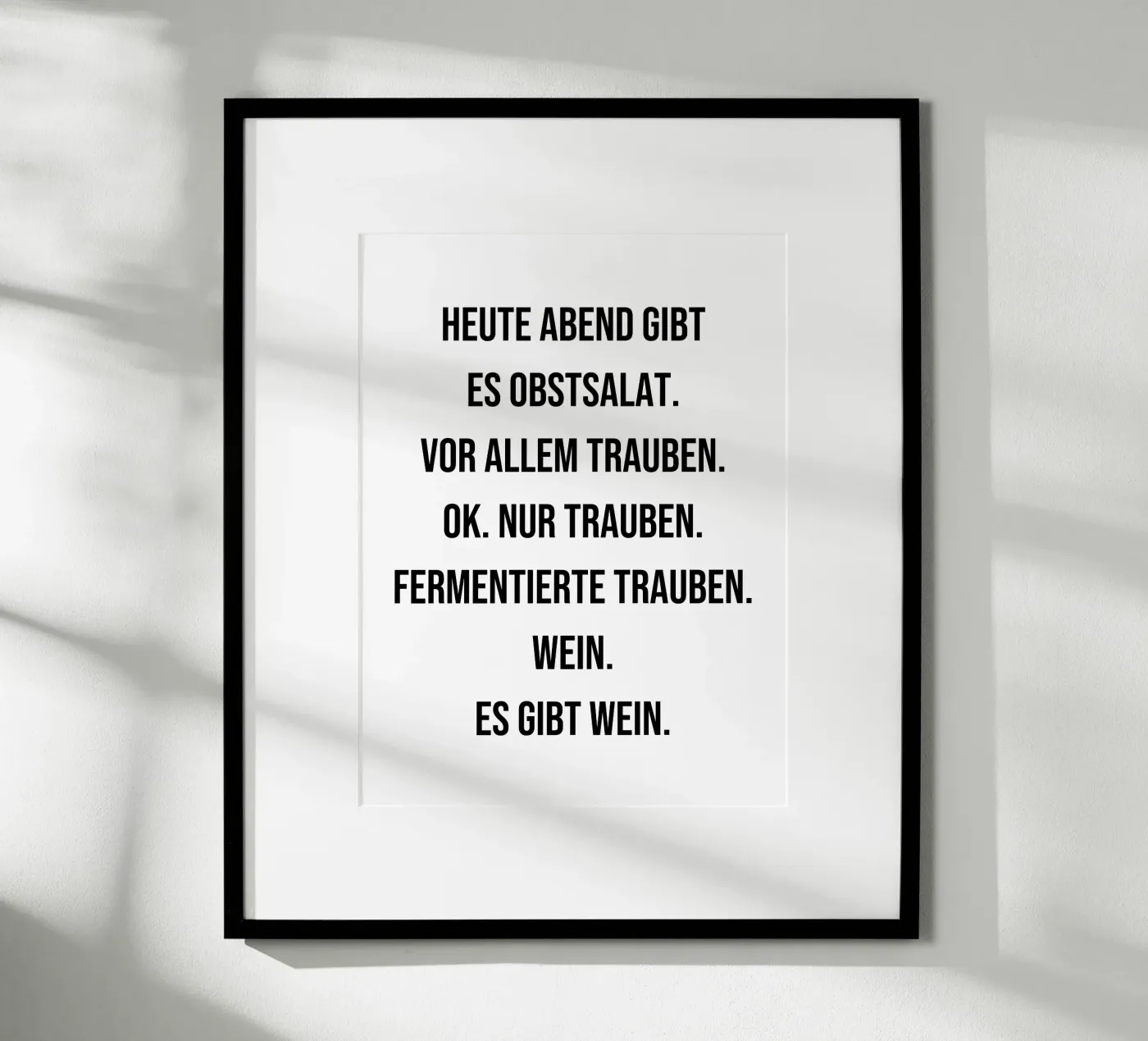 Obstsalat poster da BAINAI QUOTES