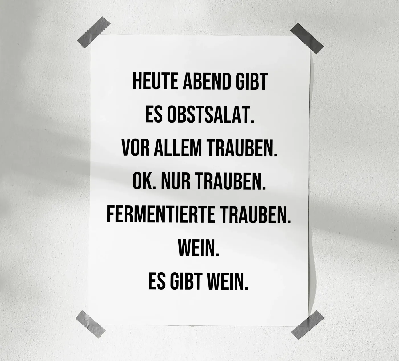 Obstsalat poster da BAINAI QUOTES